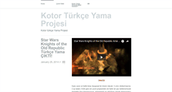 Desktop Screenshot of kotorprojesi.com
